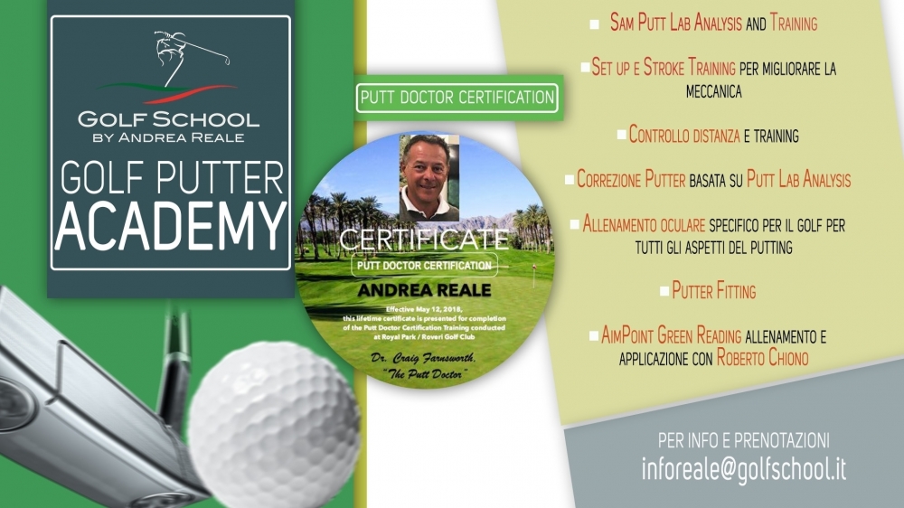 Golf Putter Academy - Golf School by Andrea Reale